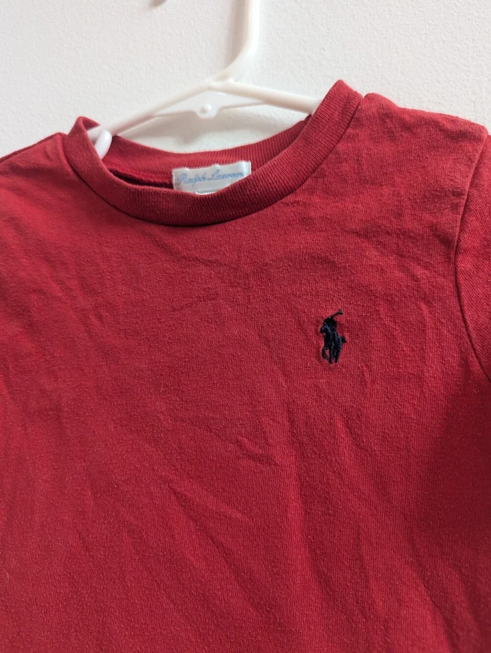 Ralph Lauren T-Shirt 18m Boys Red Basic Everyday